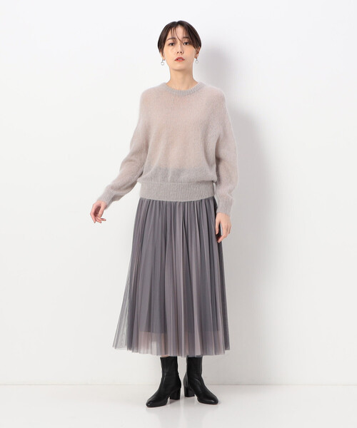 COMME CA(コムサ)の「〔 TALLサイズ 〕 【リバーシブル】ソフトチュール スカート(スカート・レディース・ピンク/ダークブラウン/ブラック×ホワイト/ライラック/サックスブルー/カーキ系1/ブルー系その他/カーキ系2・13号/15号)」の17枚目の写真