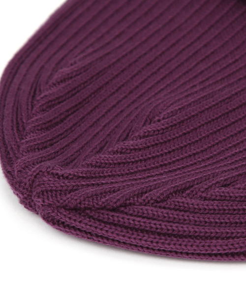 UNDERCONTROL(アンダーコントロール)の「四季用ビーニー BEANIE / リブ / ルーズ / UC / D パープル(ニットキャップ/ビーニー・レディース・その他・FREE)」の4枚目の写真