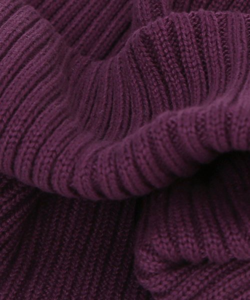 UNDERCONTROL(アンダーコントロール)の「四季用ビーニー BEANIE / リブ / ルーズ / UC / D パープル(ニットキャップ/ビーニー・レディース・その他・FREE)」の5枚目の写真