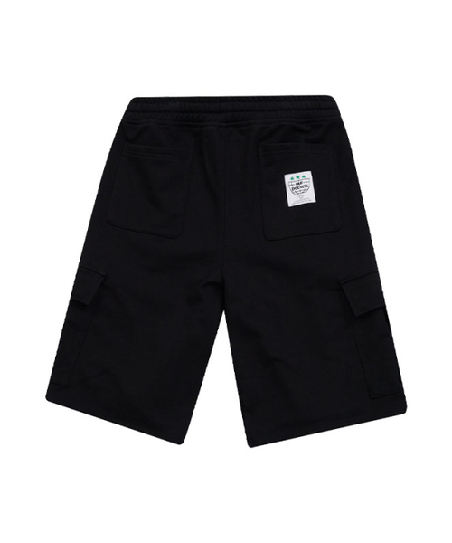 OURPOCKETS(アワーポケッツ)の「アワーポケットカーゴポケットスウェットハーフパンツ(Zブラック)(その他パンツ・レディース・ブラック・MEDIUM/X-LARGE)」の3枚目の写真