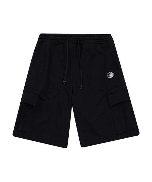 OURPOCKETS(アワーポケッツ)の「アワーポケットカーゴポケットスウェットハーフパンツ(Zブラック)(その他パンツ・レディース・ブラック・MEDIUM/X-LARGE)」の4枚目の写真