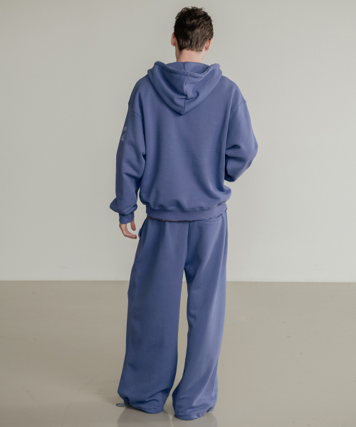 SSIN AND LEE（シンアンドリー）の「ラスティ コットンスウェットフードパーカー ブルー（パーカー・メンズ・その他・MEDIUM/LARGE）」の7枚目の写真