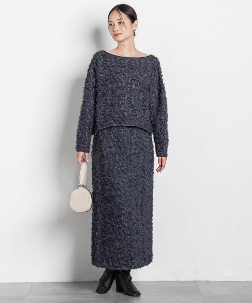 LAUTREAMONT(ロートレアモン)の「エディター東原妙子 × LAUTREAMONT /フェザージャガードタイトスカート(スカート・レディース・ブラック/ネイビー・9号)」の12枚目の写真