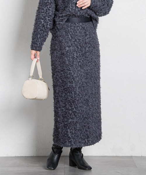 LAUTREAMONT(ロートレアモン)の「エディター東原妙子 × LAUTREAMONT /フェザージャガードタイトスカート(スカート・レディース・ブラック/ネイビー・9号)」の10枚目の写真