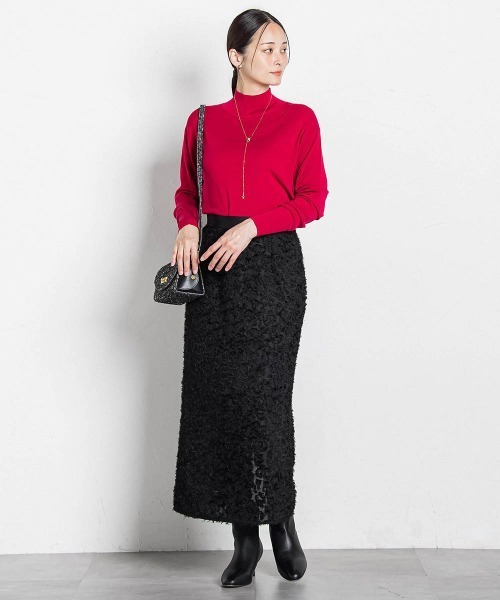 LAUTREAMONT(ロートレアモン)の「エディター東原妙子 × LAUTREAMONT /フェザージャガードタイトスカート(スカート・レディース・ブラック/ネイビー・9号)」の17枚目の写真
