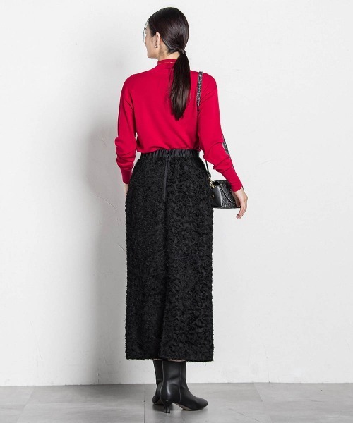 LAUTREAMONT(ロートレアモン)の「エディター東原妙子 × LAUTREAMONT /フェザージャガードタイトスカート(スカート・レディース・ブラック/ネイビー・9号)」の18枚目の写真