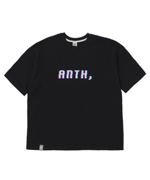 PIXEL PIN-KNIT 1/2 BOX TEE (Black)