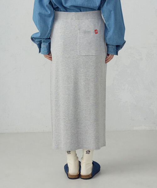 ONIGIRI（オニギリ）の「ニットナロースカート / セットアップ対応（スカート・レディース・グリーン系その他/アイボリー/グレー・FREE）」の15枚目の写真