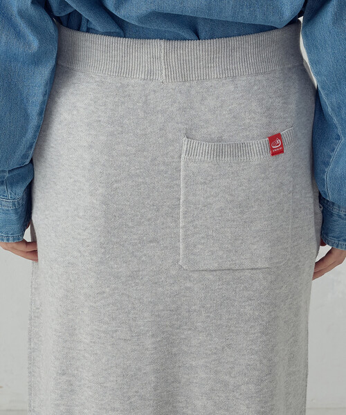 ONIGIRI（オニギリ）の「ニットナロースカート / セットアップ対応（スカート・レディース・グリーン系その他/アイボリー/グレー・FREE）」の17枚目の写真