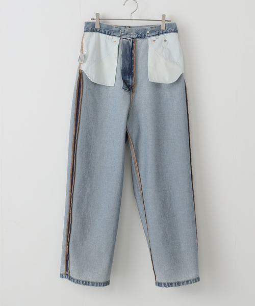 plage（プラージュ）の「R’IAM BOYS デニム（デニムパンツ・レディース・サックスブルー・38/36/34）」の2枚目の写真