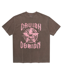 Cavish（カビシ）の「FROG STAR PIGMENT SS TEE BROWN(CV2FMUT507A)（Tシャツ/カットソー）」