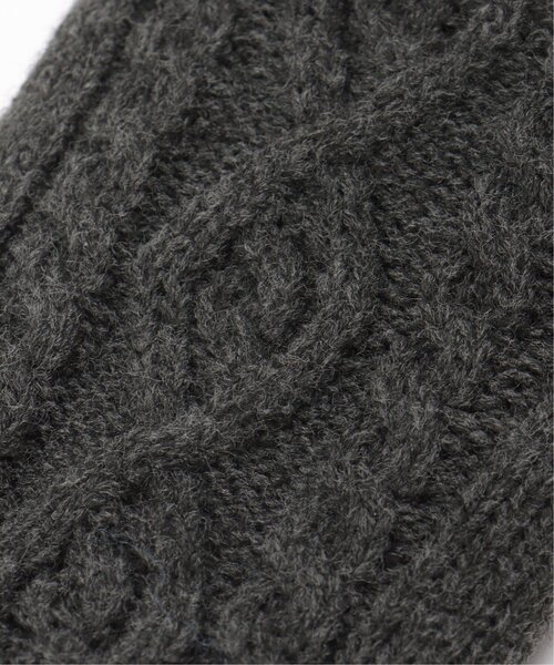 LBC（エルビーシー）の「ニット指なしグローブ（手袋・レディース・ブラック/オフホワイト/グレー・FREE）」の15枚目の写真