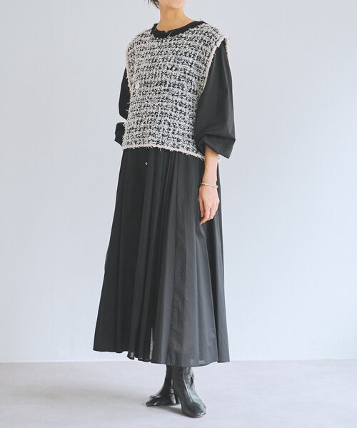 ツイードニットベスト（ベスト）｜BEARDSLEY（ビアズリー）の