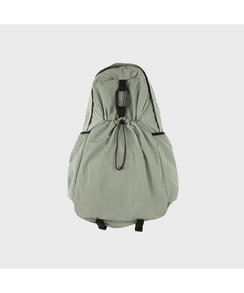 MMOGARDEN(エメモガーデン)の「mmo backpack 095 nylon ripple rip (6colors)(バックパック/リュック・メンズ・サンドベージュ/チャコール/ライトグレー/レッド/ターコイズブルー/ライトグリーン・FREE)」の4枚目の写真