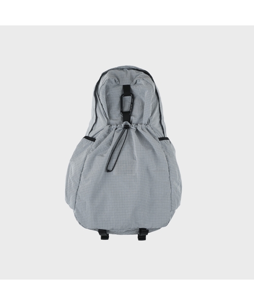 MMOGARDEN(エメモガーデン)の「mmo backpack 095 nylon ripple rip (6colors)(バックパック/リュック・メンズ・サンドベージュ/チャコール/ライトグレー/レッド/ターコイズブルー/ライトグリーン・FREE)」の2枚目の写真