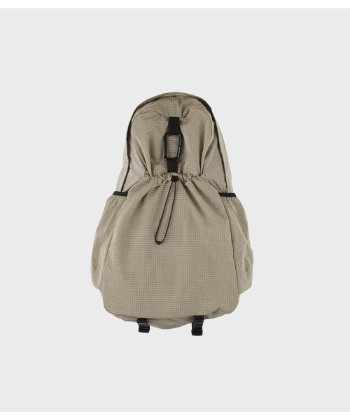 MMOGARDEN(エメモガーデン)の「mmo backpack 095 nylon ripple rip (6colors)(バックパック/リュック・メンズ・サンドベージュ/チャコール/ライトグレー/レッド/ターコイズブルー/ライトグリーン・FREE)」の7枚目の写真