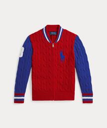 POLO RALPH LAUREN CHILDRENSWEAR（ポロ ラルフ ローレン チルドレンズウェア）の「Big Pony ケーブルニット コットン ジャケット（その他アウター）」
