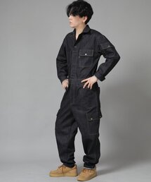 SAINTCREW（セントクルー）の「Engineered RFIT Cargo Jumpsuit ERC-517 Denim Indigo（つなぎ/オールインワン・メンズ）」