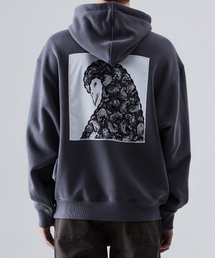 poq（ピーオーキュー）の「Hoodie - Get Out in My Area (Charcoal)（パーカー）」