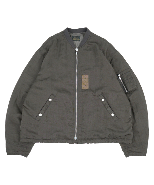BONRROW(ボンロウ)の「Reversible Padded Flight JK_Ash(ブルゾン・メンズ・その他・MEDIUM/LARGE)」の2枚目の写真