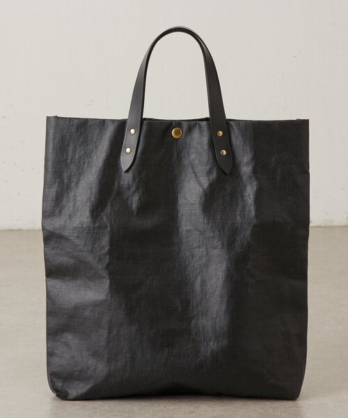 BEARDSLEY（ビアズリー）の「《STEVE MONO》リネントートバッグ（トートバッグ・レディース・ブラック・FREE）」の7枚目の写真