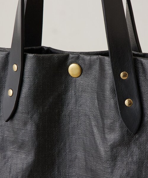 BEARDSLEY（ビアズリー）の「《STEVE MONO》リネントートバッグ（トートバッグ・レディース・ブラック・FREE）」の5枚目の写真