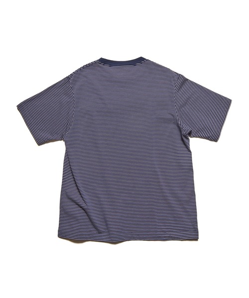 SOPHNET.（ソフネット）の「SCORPION BORDER WIDE TEE（Tシャツ/カットソー・メンズ・ホワイト/ネイビー・4/3/2/1/5）」の9枚目の写真