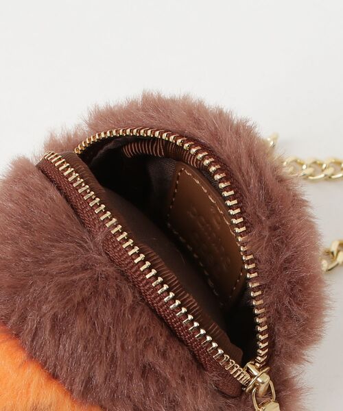 A BATHING APE（アベイシングエイプ）の「BABY MILO SHORT FUR MINI SHOULDER BAG（ショルダーバッグ・レディース・ピンク/ブラウン・FREE）」の9枚目の写真