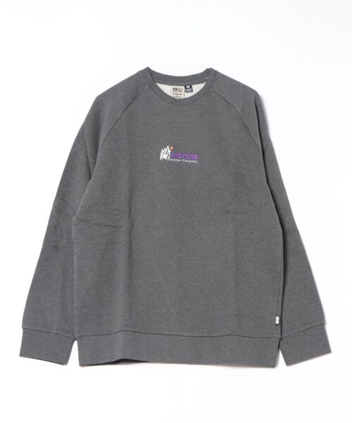 PICTURE ORGANIC CLOTHING(ピクチャーオーガニッククロージング)の「【PICTURE/ピクチャー】TOANAH CREW クルー スウェット トレーナー バックプリント ロゴ刺繍(スウェット・メンズ・ダークグレー・MEDIUM/LARGE/X-LARGE)」の2枚目の写真