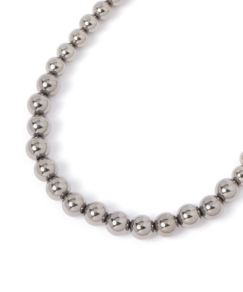 niko and...（ニコアンド）の「メタルボールネックレス（ネックレス・レディース・ブラック/グレー・0）」の2枚目の写真