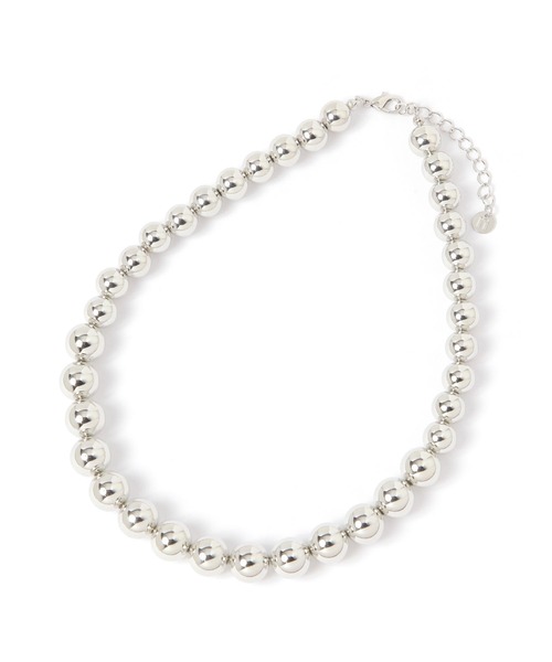 niko and...（ニコアンド）の「メタルボールネックレス（ネックレス・レディース・ブラック/グレー・0）」の3枚目の写真