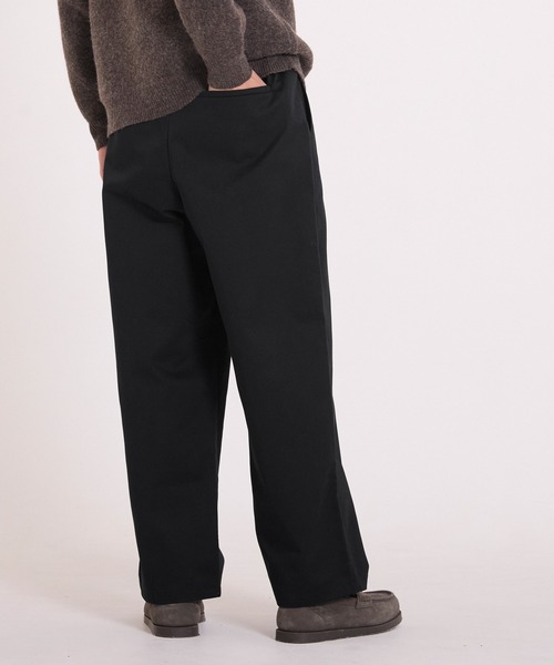 coca（coca）（コカ）の「チノワイドパンツ（チノパンツ・メンズ・ブラック/ベージュ・L/M/XL）」の15枚目の写真