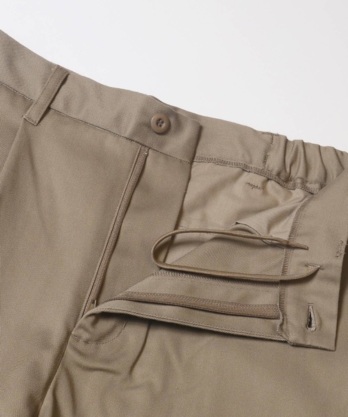 coca（coca）（コカ）の「チノワイドパンツ（チノパンツ・メンズ・ブラック/ベージュ・L/M/XL）」の7枚目の写真