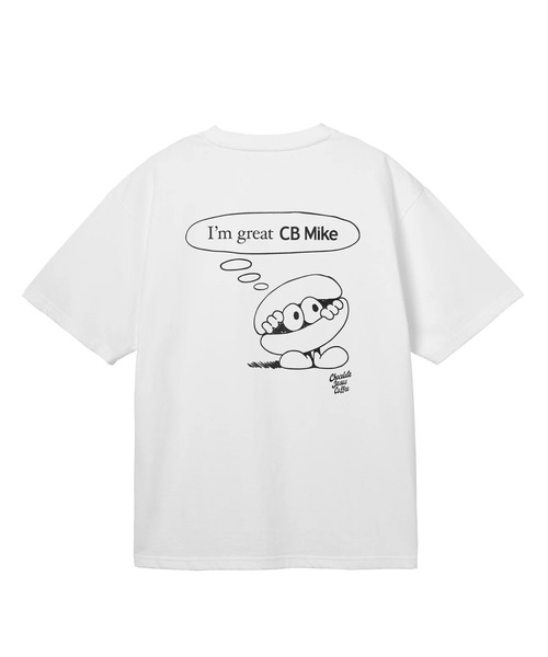 Chocolate Jesus Coffee(チョコレートジーザスコーヒー)の「GREAT CB MIKE SS TEE(Tシャツ/カットソー・メンズ・ホワイト/ブラック・LARGE/X-LARGE/SMALL/XX-LARGE)」の3枚目の写真