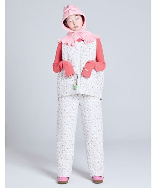 Little sunny bite(リトルサニーバイト)の「【8】【it】【Little Sunny Bite】floral quilting vest(ベスト・レディース・ピンク/ホワイト/ブラック・SMALL/MEDIUM)」の4枚目の写真