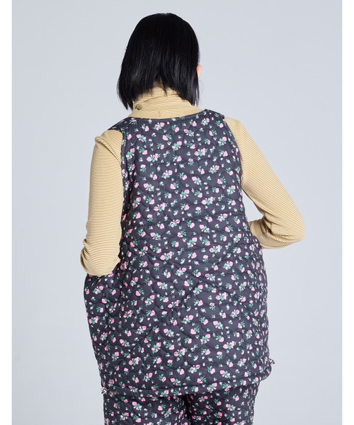 Little sunny bite(リトルサニーバイト)の「【8】【it】【Little Sunny Bite】floral quilting vest(ベスト・レディース・ピンク/ホワイト/ブラック・SMALL/MEDIUM)」の13枚目の写真