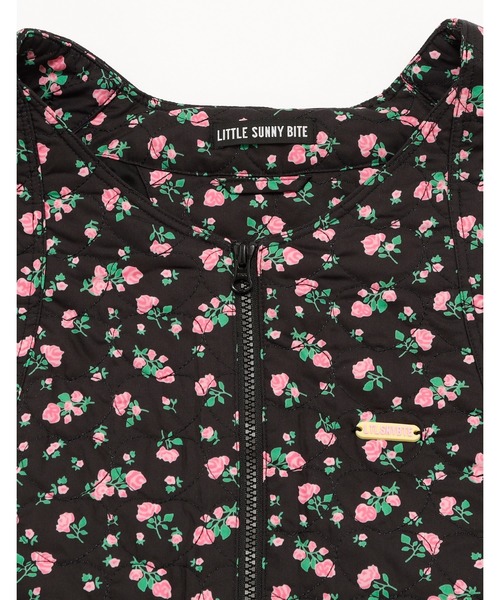 Little sunny bite(リトルサニーバイト)の「【8】【it】【Little Sunny Bite】floral quilting vest(ベスト・レディース・ピンク/ホワイト/ブラック・SMALL/MEDIUM)」の14枚目の写真