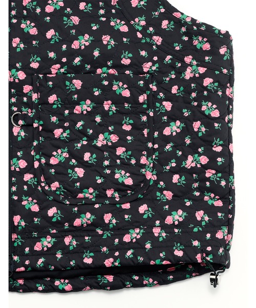 Little sunny bite(リトルサニーバイト)の「【8】【it】【Little Sunny Bite】floral quilting vest(ベスト・レディース・ピンク/ホワイト/ブラック・SMALL/MEDIUM)」の17枚目の写真