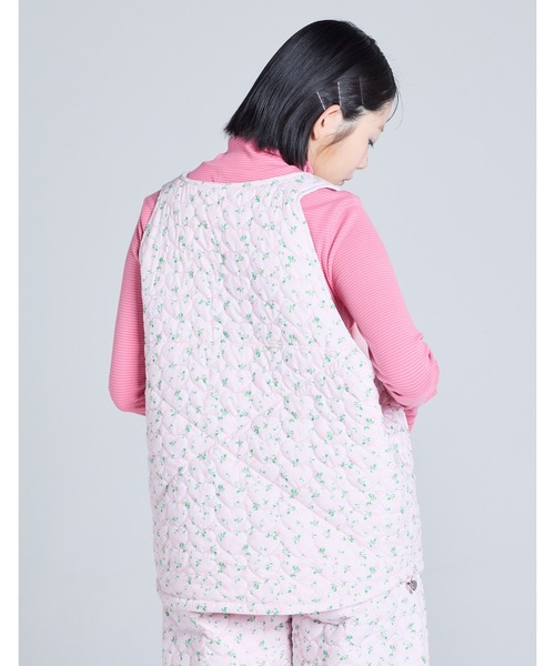 Little sunny bite(リトルサニーバイト)の「【8】【it】【Little Sunny Bite】floral quilting vest(ベスト・レディース・ピンク/ホワイト/ブラック・SMALL/MEDIUM)」の20枚目の写真