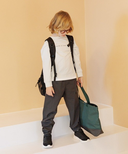 GLOBAL WORK（グローバルワーク）の「スゴラクストレッチカーゴパンツ/611237（カーゴパンツ・キッズ・ブラック系その他/チャコールグレー/ブルー/ブラック/カーキ・130cm/140cm/150cm/160cm）」の6枚目の写真