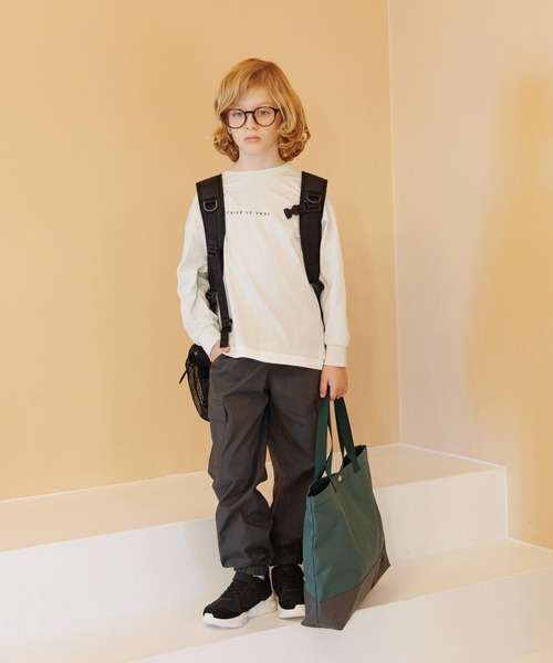 GLOBAL WORK（グローバルワーク）の「スゴラクストレッチカーゴパンツ/611237（カーゴパンツ・キッズ・ブラック系その他/チャコールグレー/ブルー/ブラック/カーキ・130cm/140cm/150cm/160cm）」の8枚目の写真