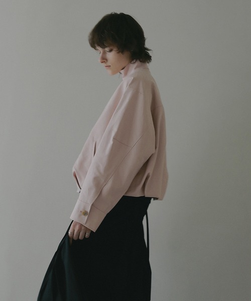 MANOF（マノフ）の「BALLOON ZIP BLOUSON（その他アウター・レディース・ベージュ/ブラック/ピンク・M/S）」の5枚目の写真