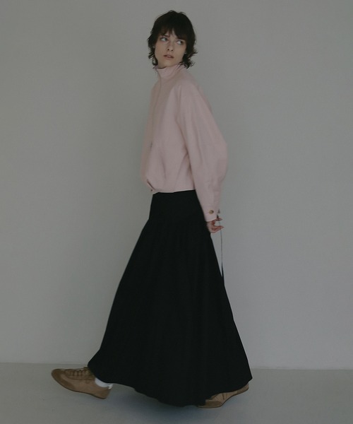 MANOF（マノフ）の「BALLOON ZIP BLOUSON（その他アウター・レディース・ベージュ/ブラック/ピンク・M/S）」の6枚目の写真