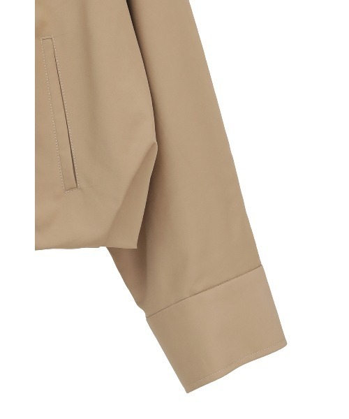 MANOF（マノフ）の「BALLOON ZIP BLOUSON（その他アウター・レディース・ベージュ/ブラック/ピンク・M/S）」の12枚目の写真