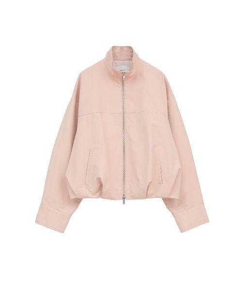 MANOF（マノフ）の「BALLOON ZIP BLOUSON（その他アウター・レディース・ベージュ/ブラック/ピンク・M/S）」の9枚目の写真