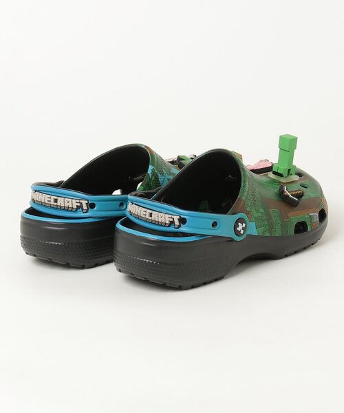 crocs(クロックス)の「クロックス crocs Minecraft Cls Clg Mlt(サンダル・メンズ・グリーン・23.0cm/24.0cm/25.0cm)」の2枚目の写真