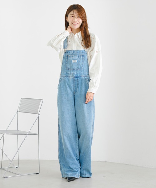 Levi's（リーバイス）の「Levi's/リーバイス XL オーバーオール（サロペット/オーバーオール・レディース・ライトインディゴブルー・XS）」の6枚目の写真