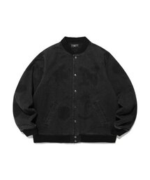 NICE GHOST CLUB（ナイスゴーストクラブ）の「WASHED EMBLEM DENIM VARSITY JACKET_BLACK(NG2DFUD110A)（デニムジャケット）」