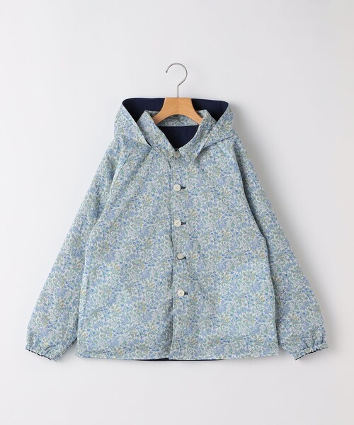 SHIPS KIDS:140～150cm / リバティ リバーシブル フード コート