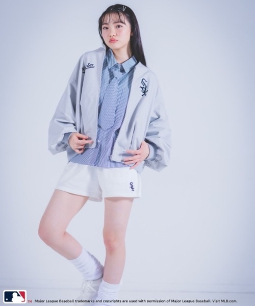 repipi armario（レピピ アルマリオ）の「【MLB】ZIPアップブルゾン（ブルゾン・キッズ・ブラック/ネイビー/グレー・LARGE/MEDIUM）」の11枚目の写真